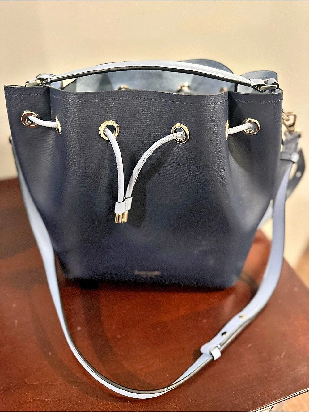 Kate Spade Marti Medium Bucket Bag Black & Gray